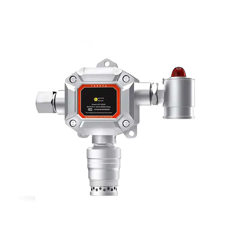 How big is the measurement area of ​​a gas detector?